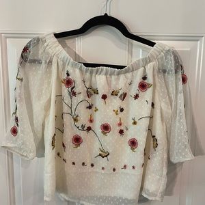 Women’s off the shoulder blouse shirt